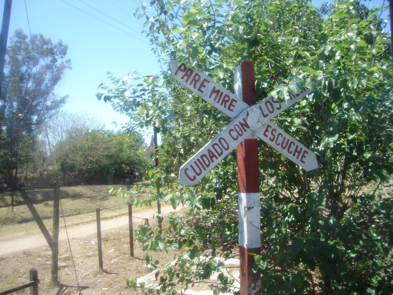 railroad crossing signs
