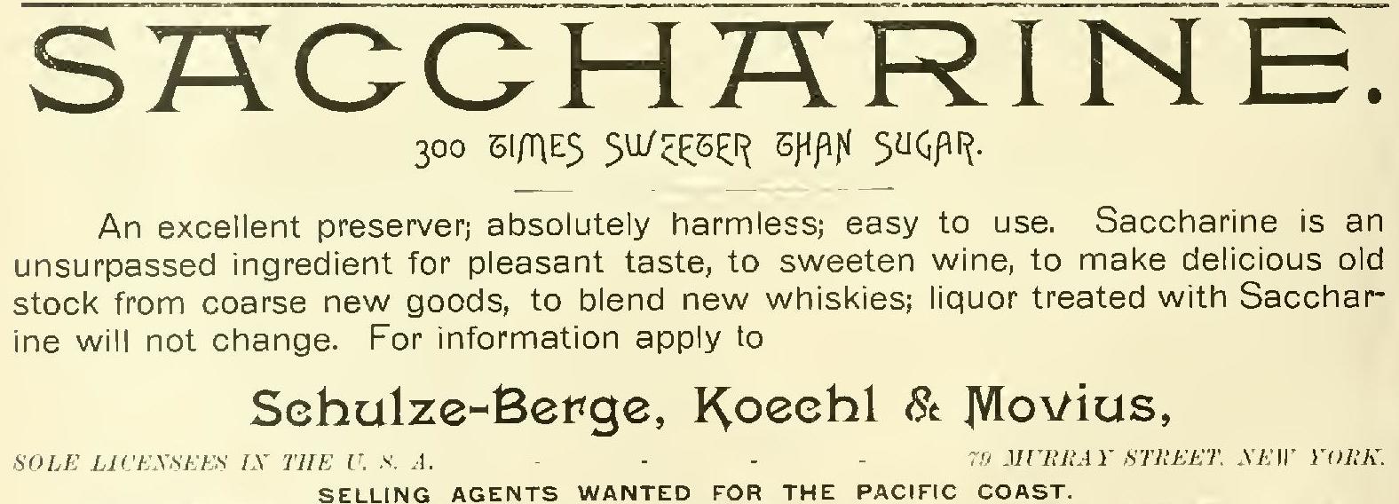 saccharin